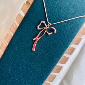 Bow Pendant Necklace